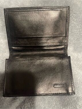 Coach Classic Black Leather Wallet